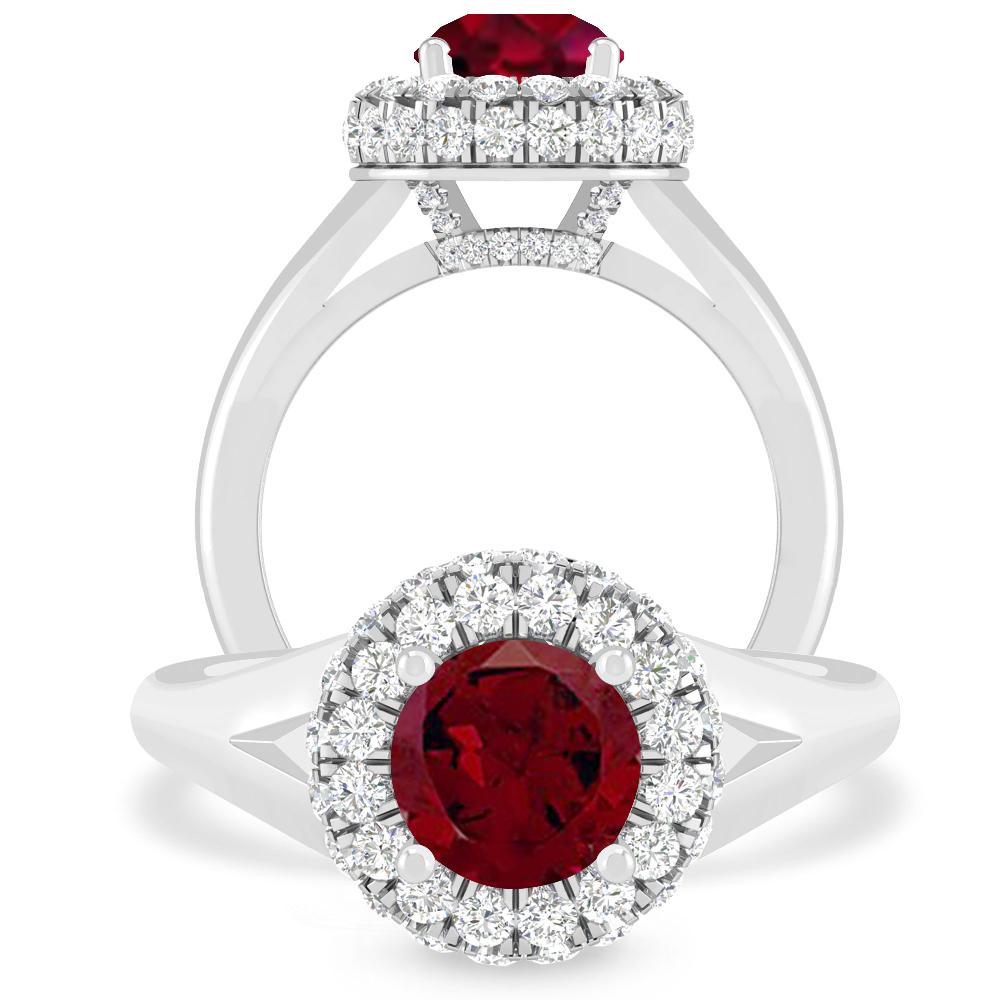 White Gold - Garnet