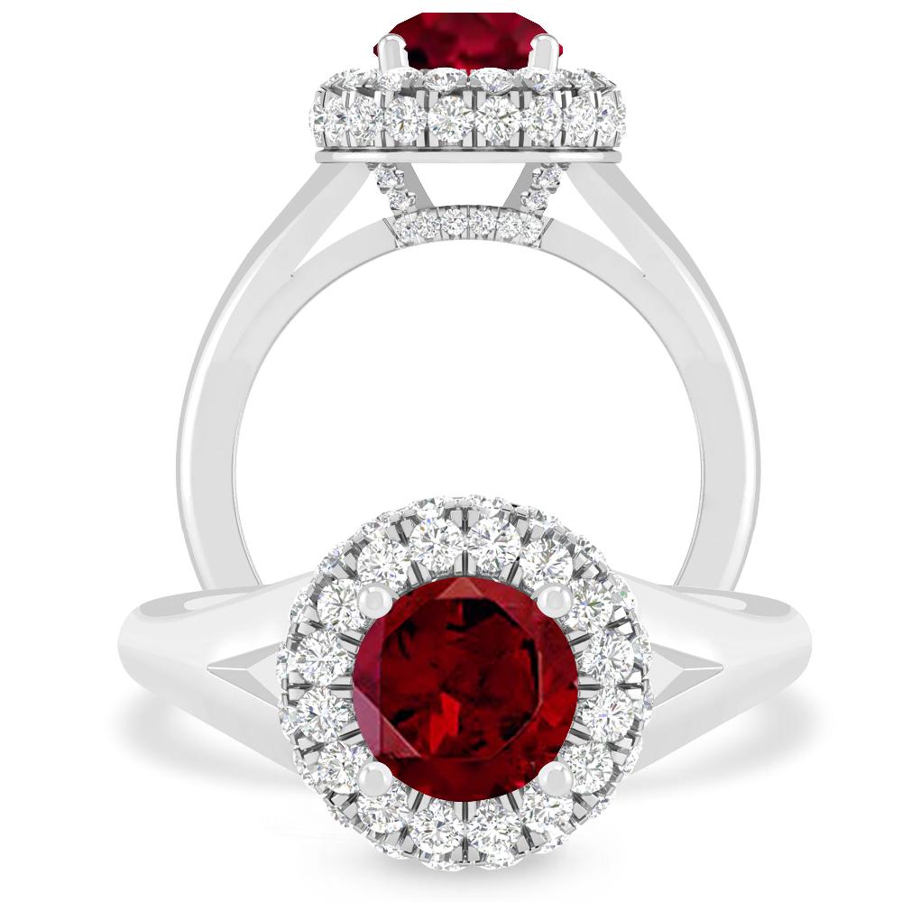 White Gold - Garnet