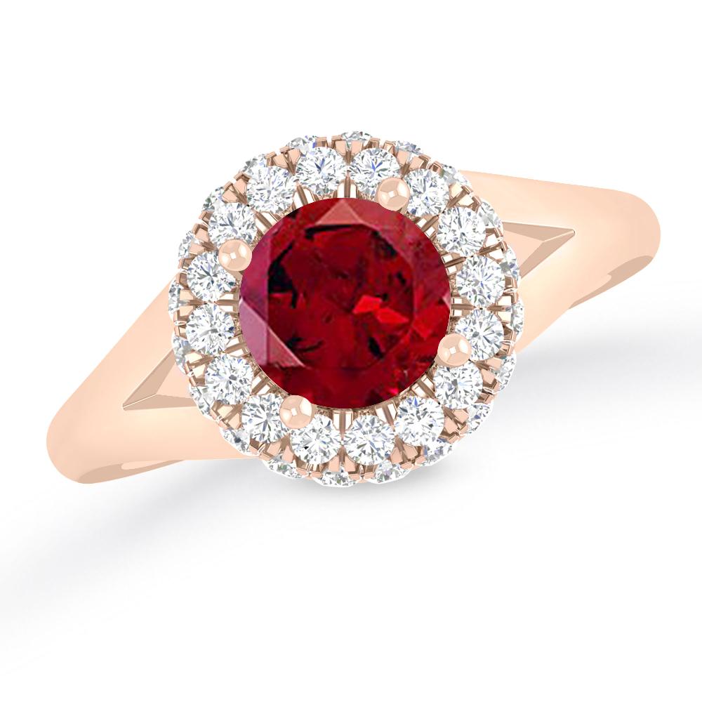 Rose Gold - Garnet