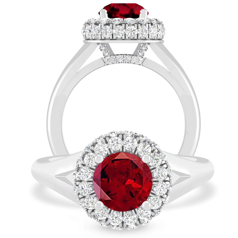 White Gold - Garnet