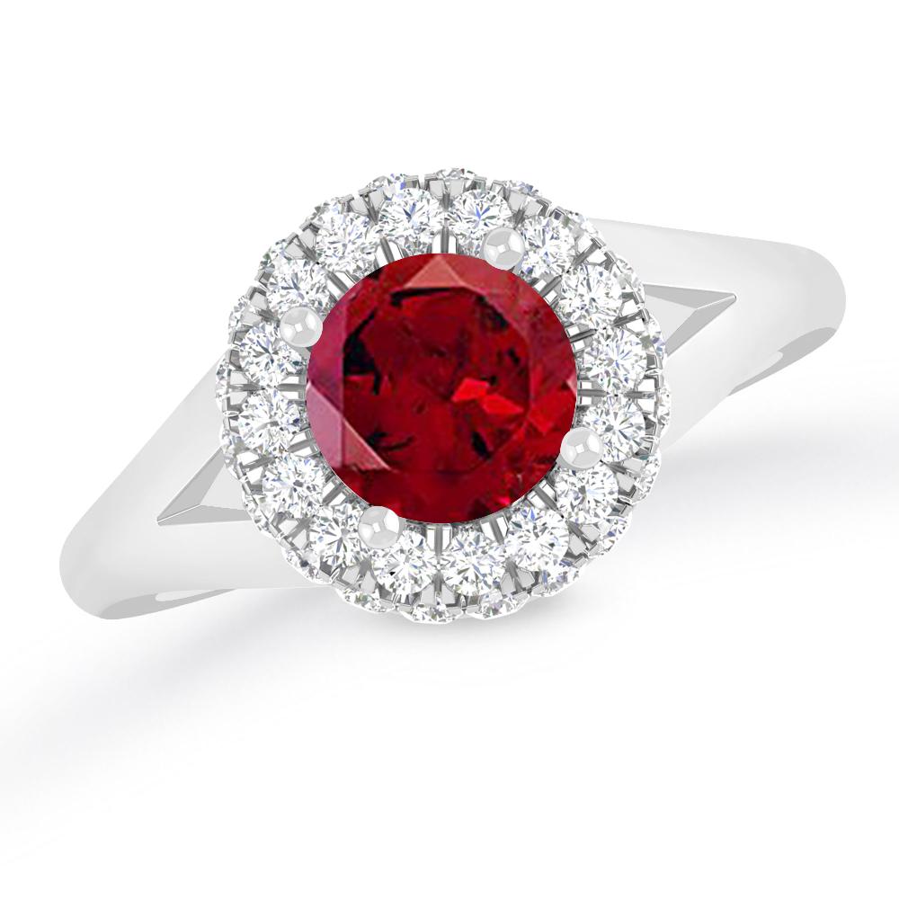 White Gold - Garnet