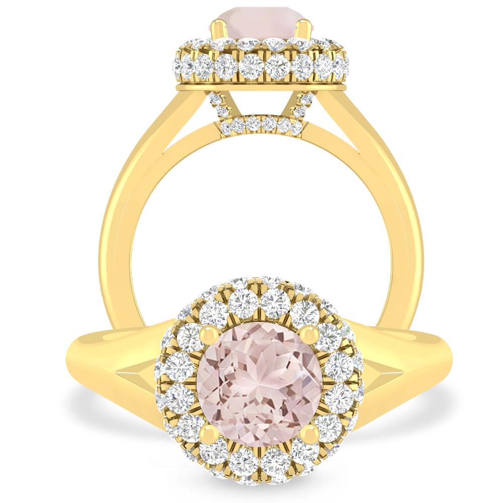 Yellow Gold - Morganite