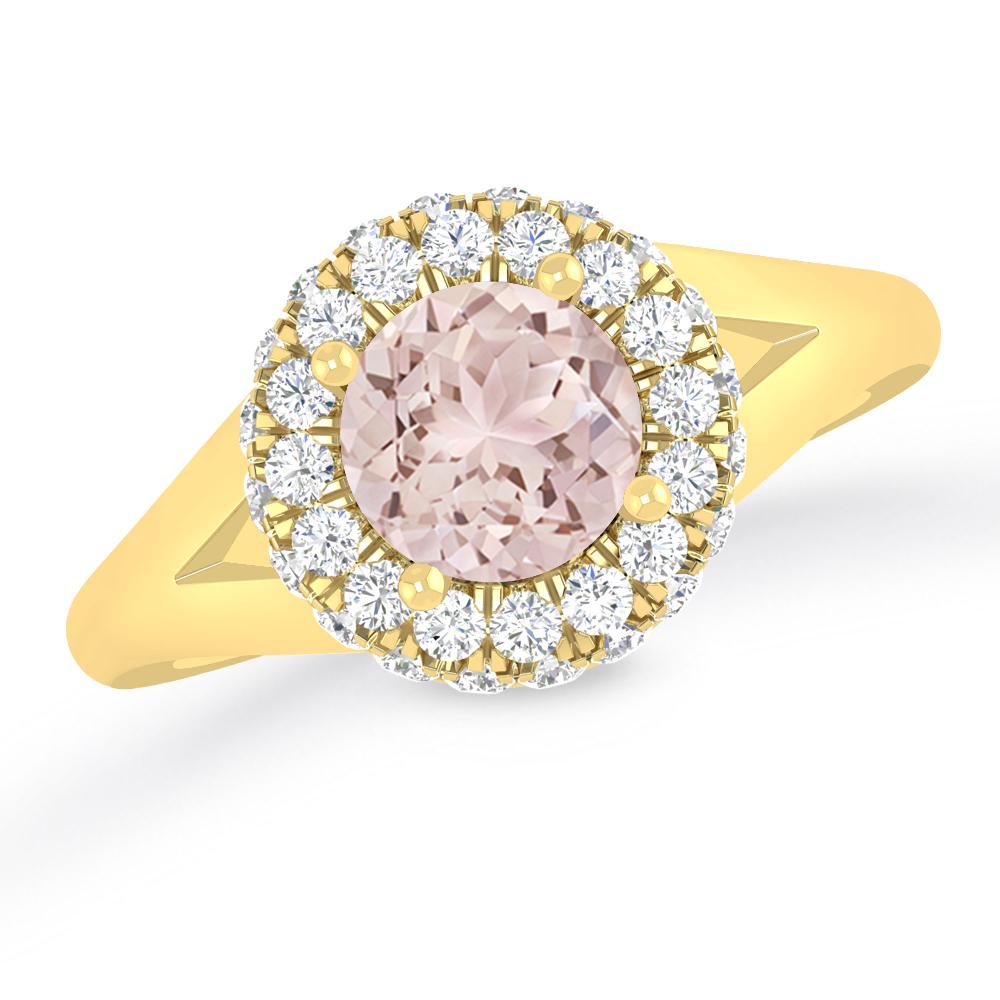 Yellow Gold - Morganite