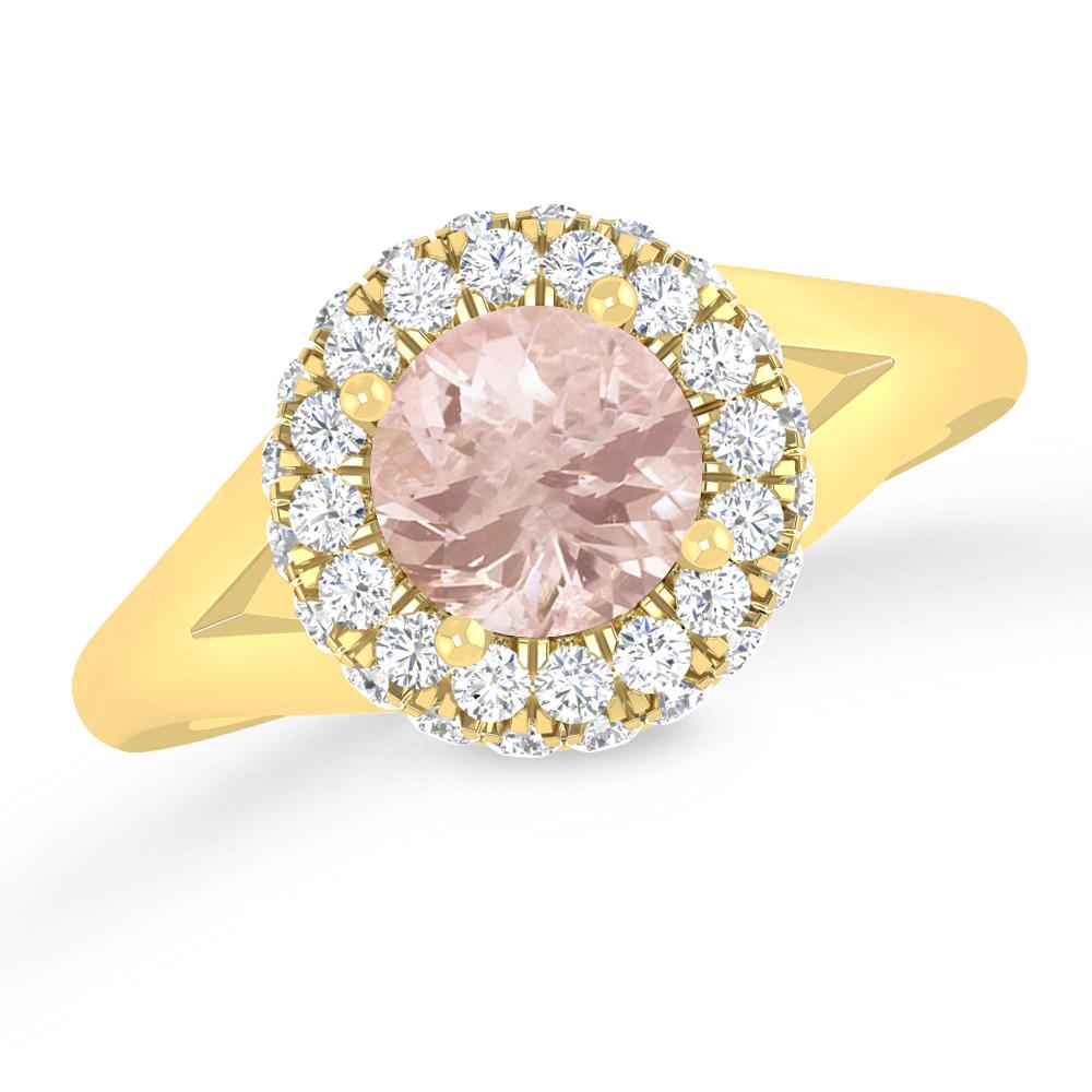 Yellow Gold - Morganite