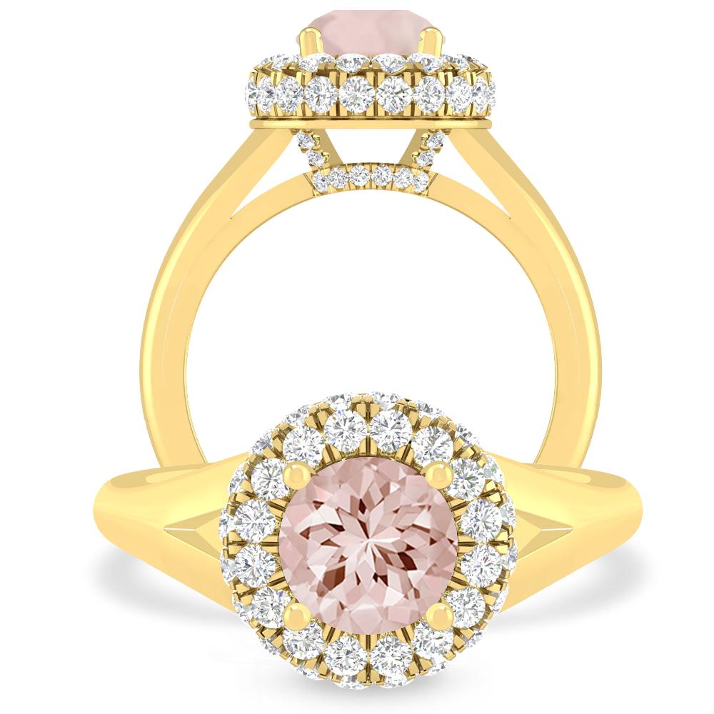 Yellow Gold - Morganite