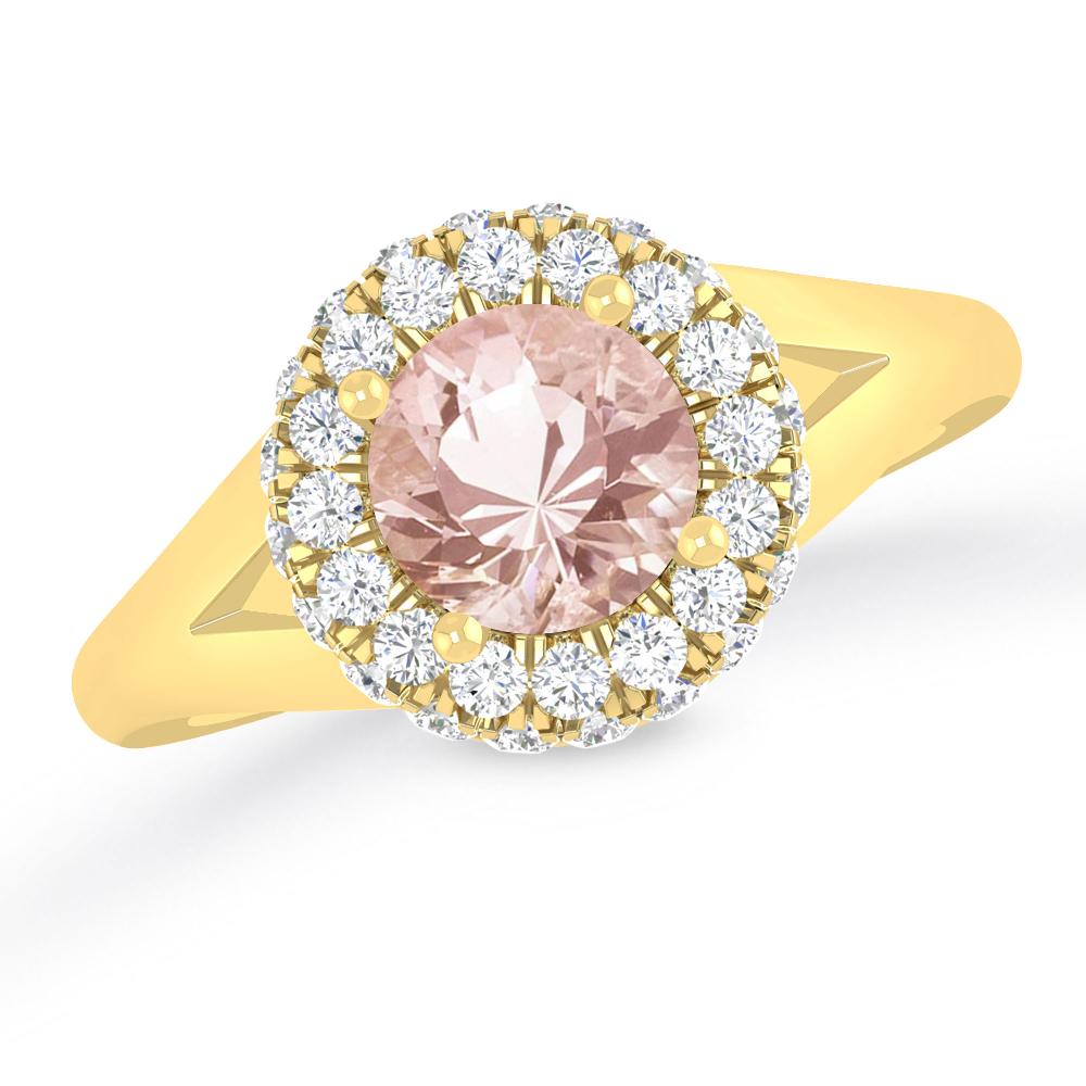 Yellow Gold - Morganite