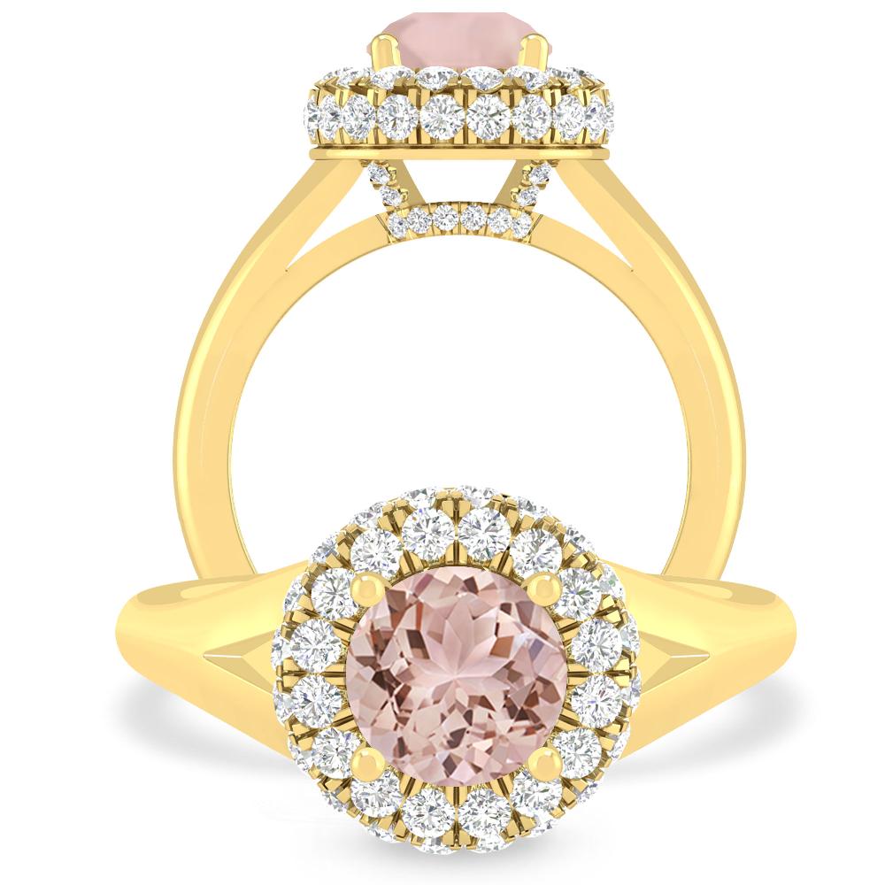 Yellow Gold - Morganite