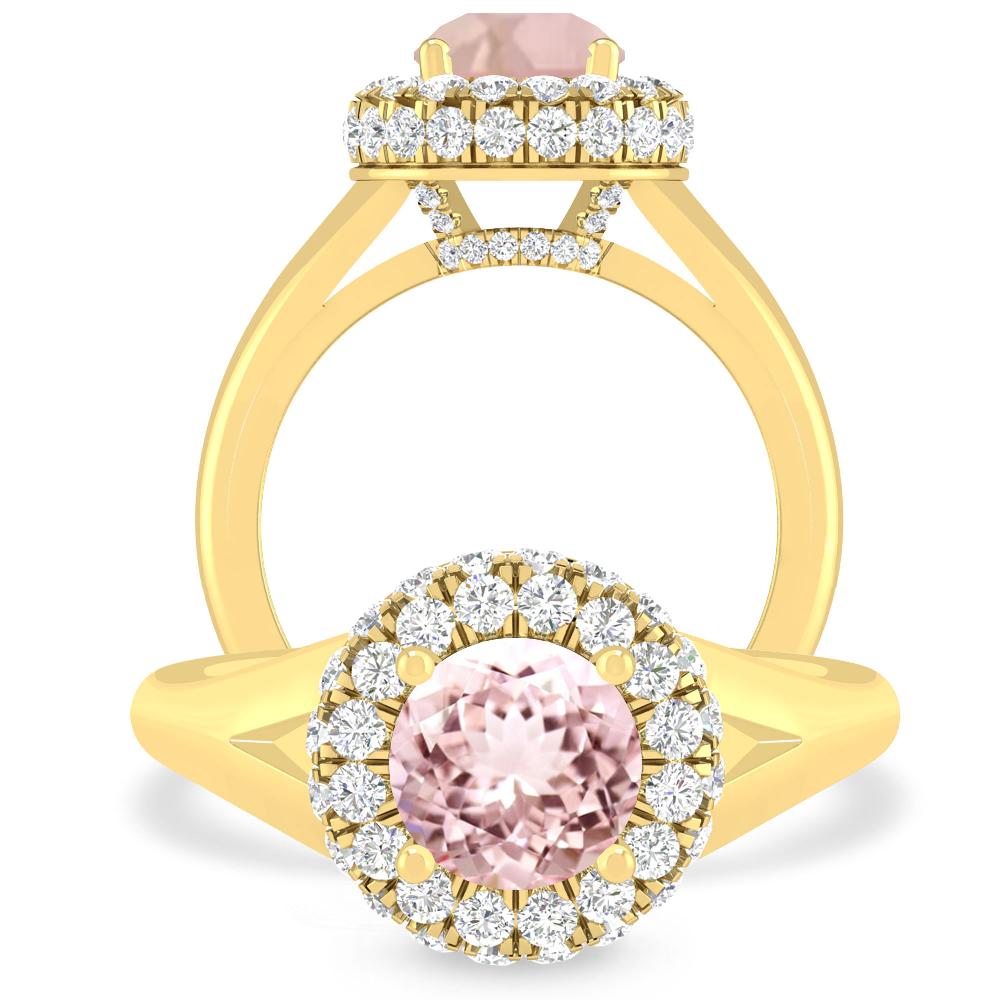 Yellow Gold - Morganite