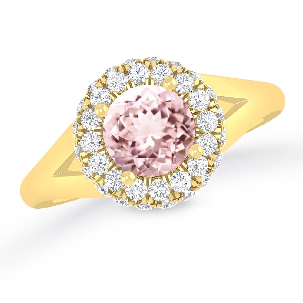 Yellow Gold - Morganite