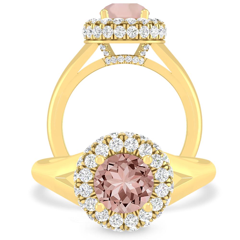 Yellow Gold - Morganite