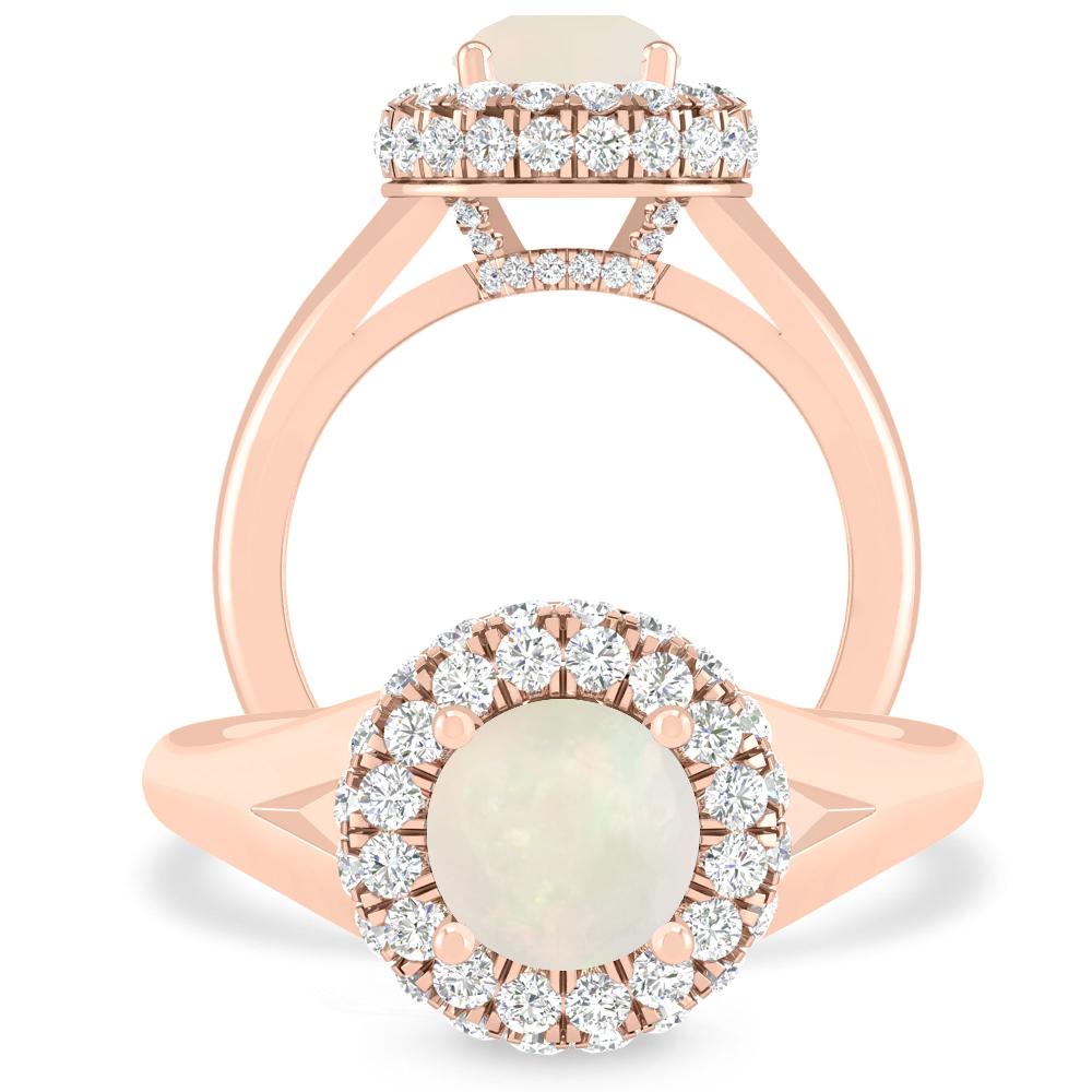 Rose Gold - Opal