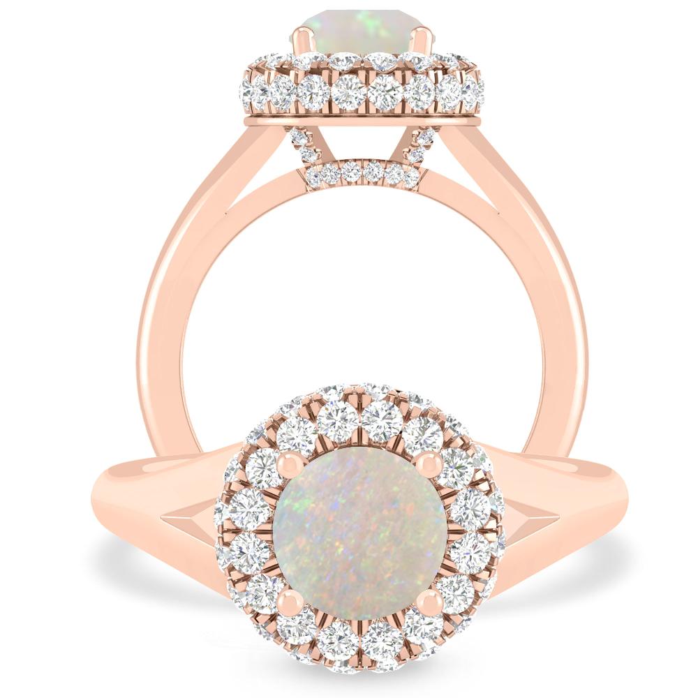 Rose Gold - Opal