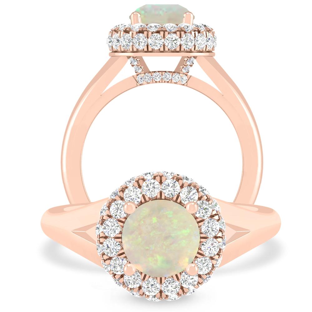 Rose Gold - Opal