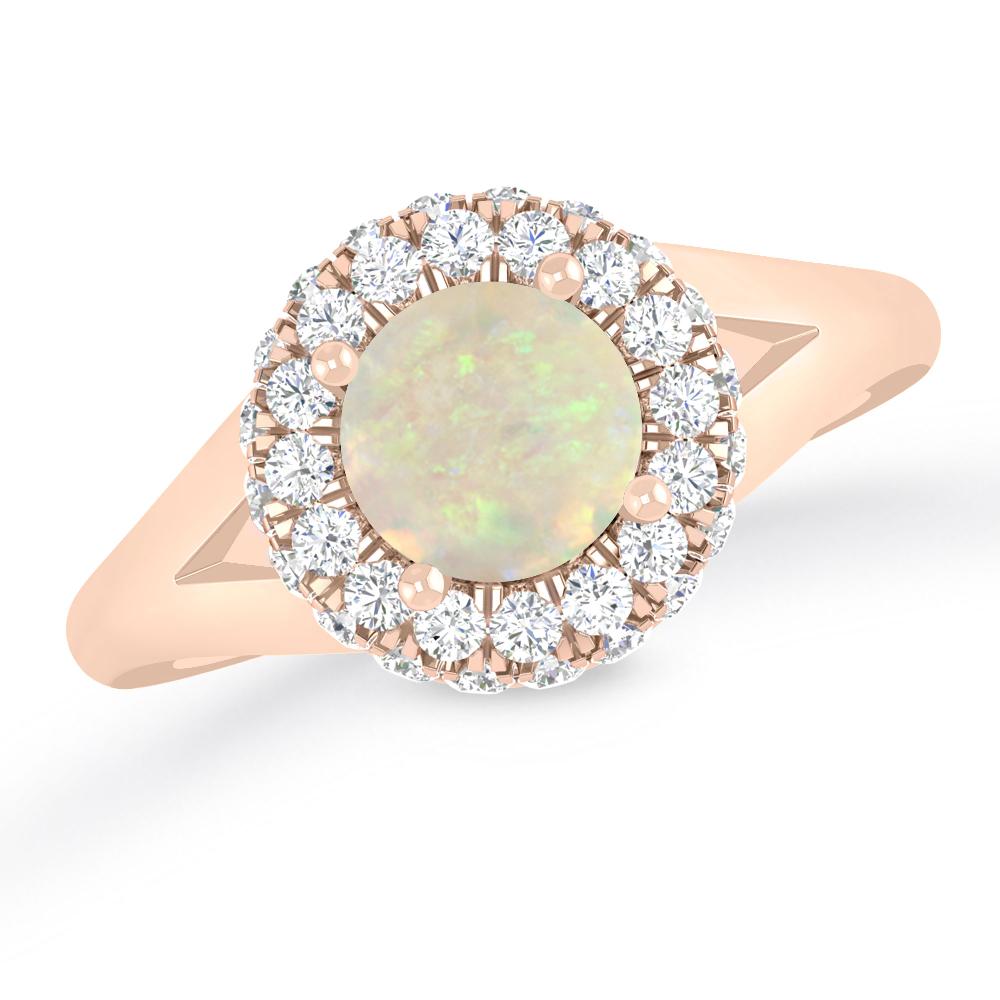 Rose Gold - Opal