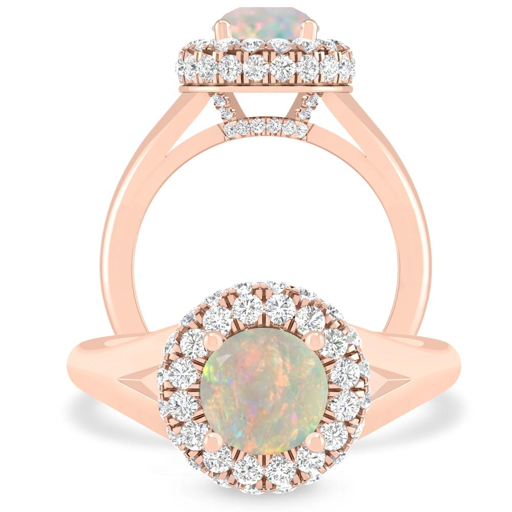 Rose Gold - Opal