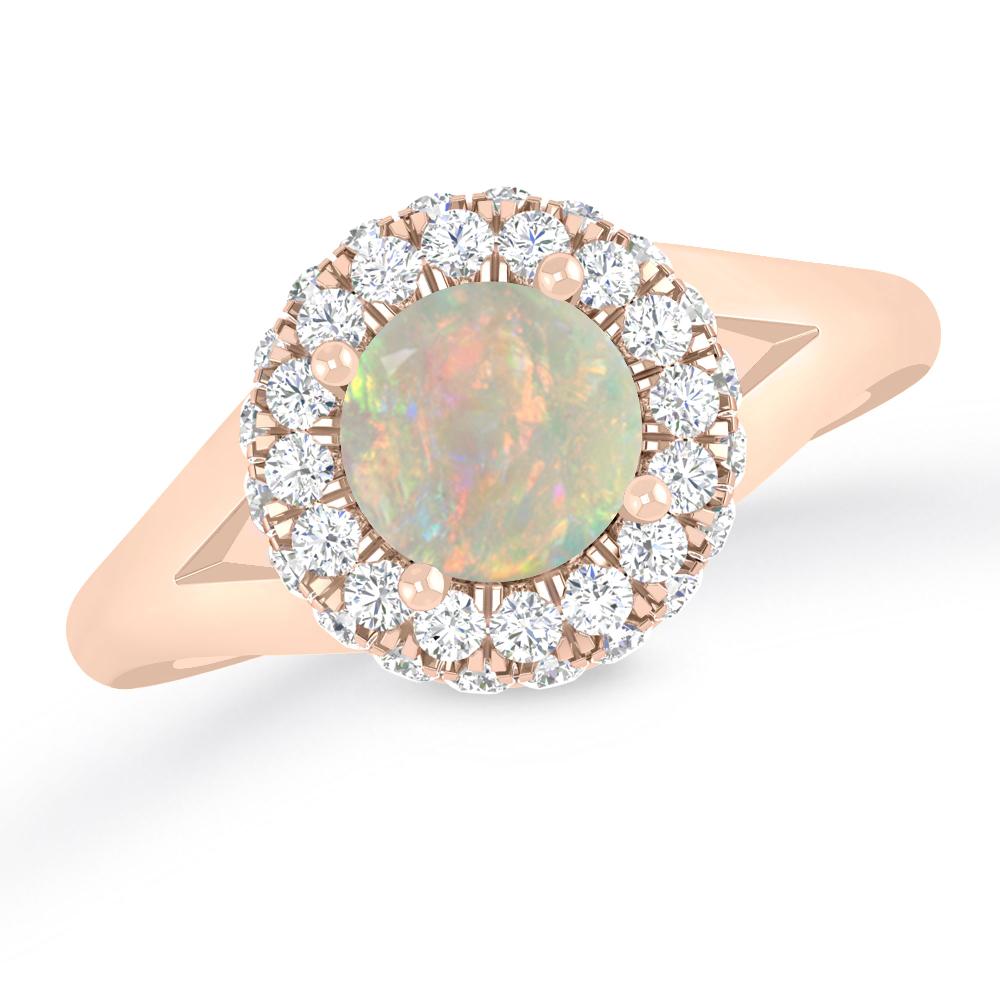 Rose Gold - Opal