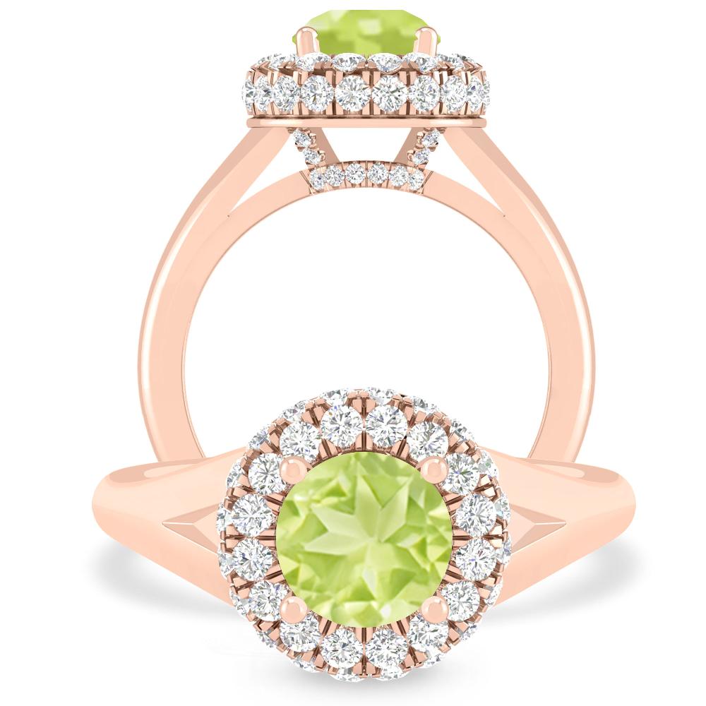 Rose Gold - Peridot