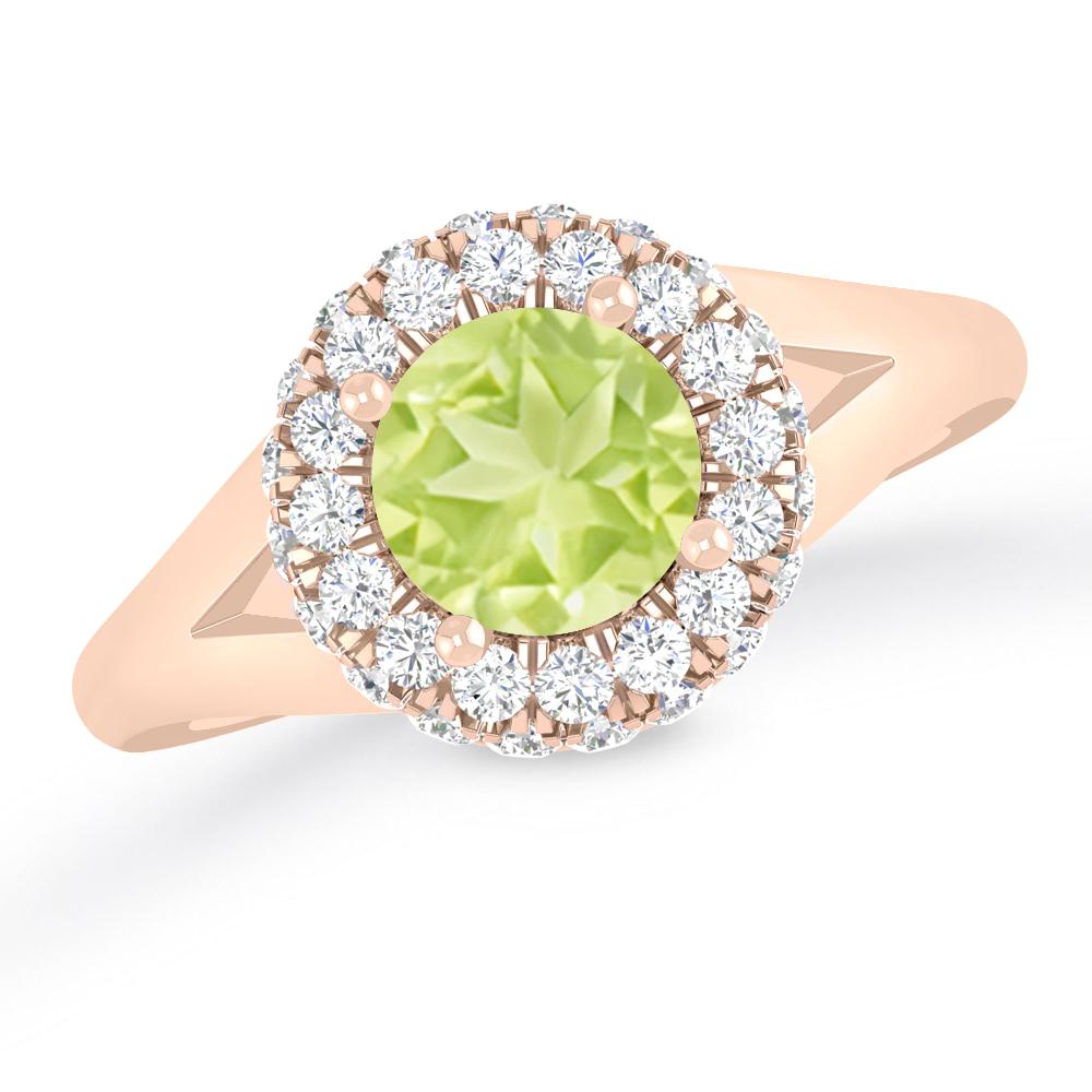 Rose Gold - Peridot