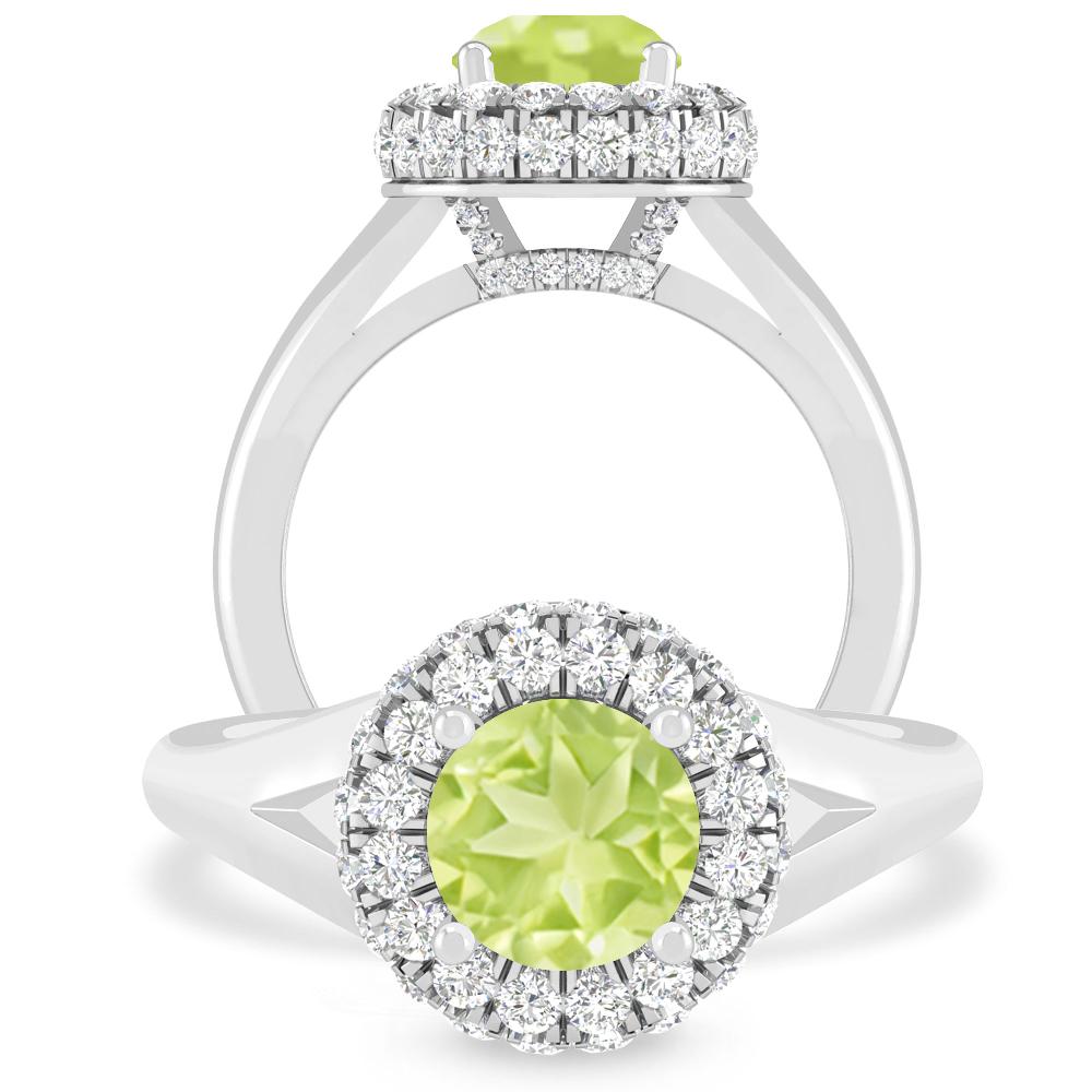 White Gold - Peridot