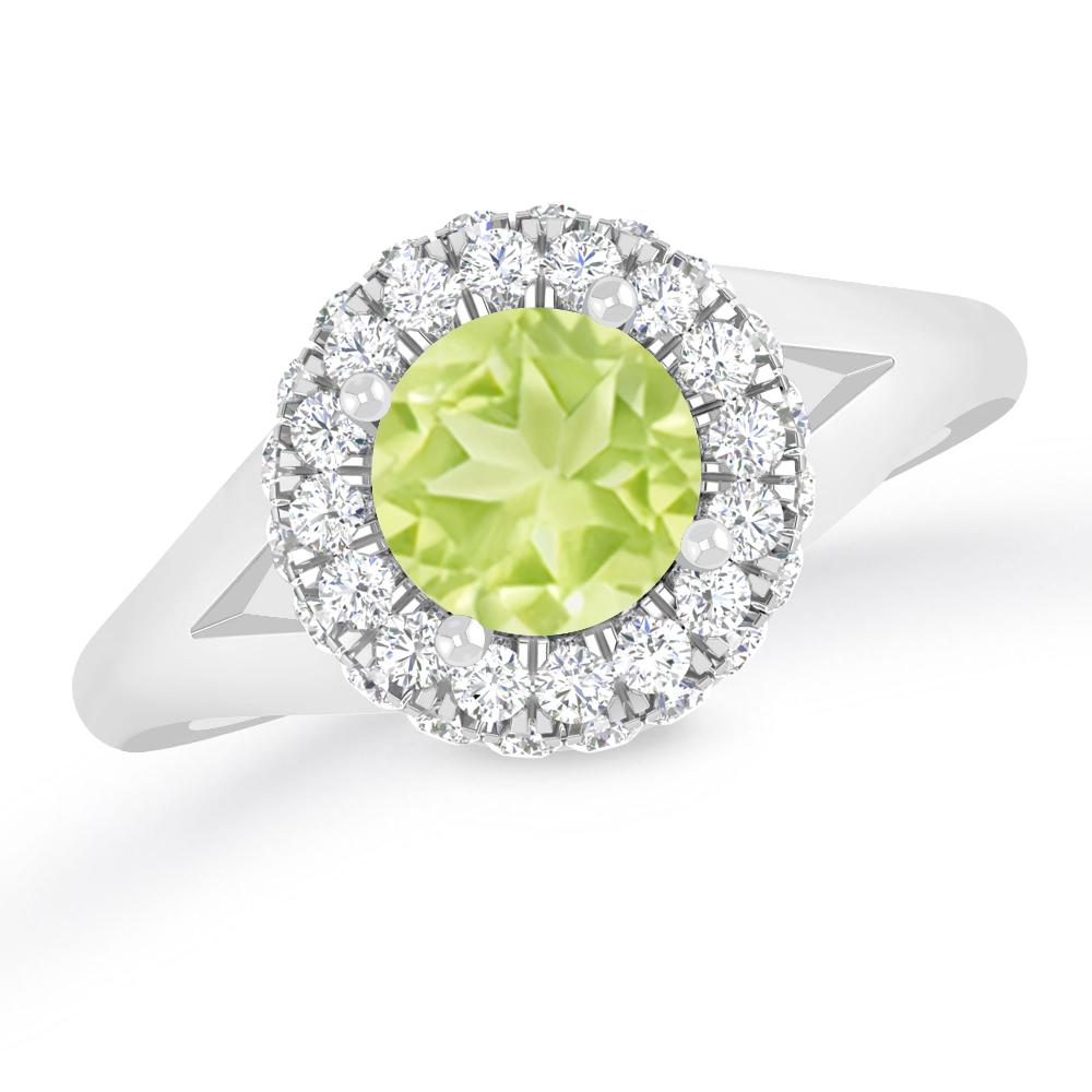 White Gold - Peridot