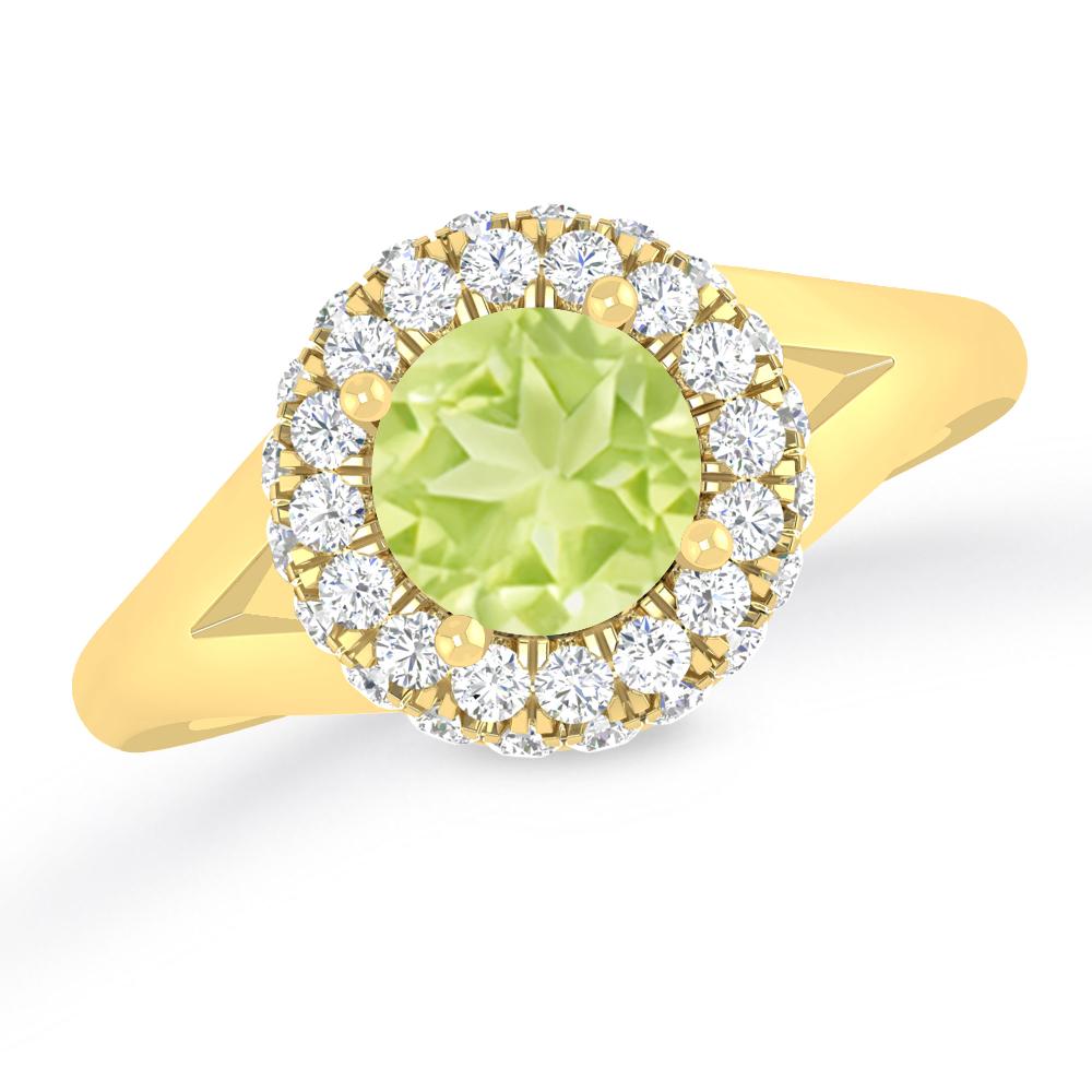 Yellow Gold - Peridot