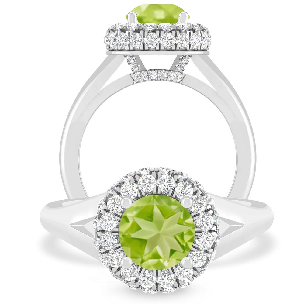 White Gold - Peridot