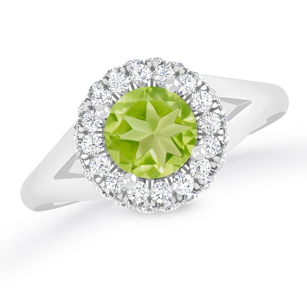 White Gold - Peridot