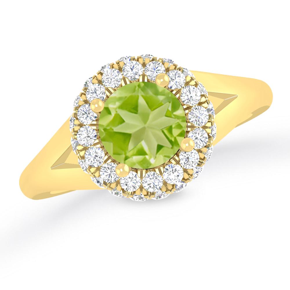 Yellow Gold - Peridot