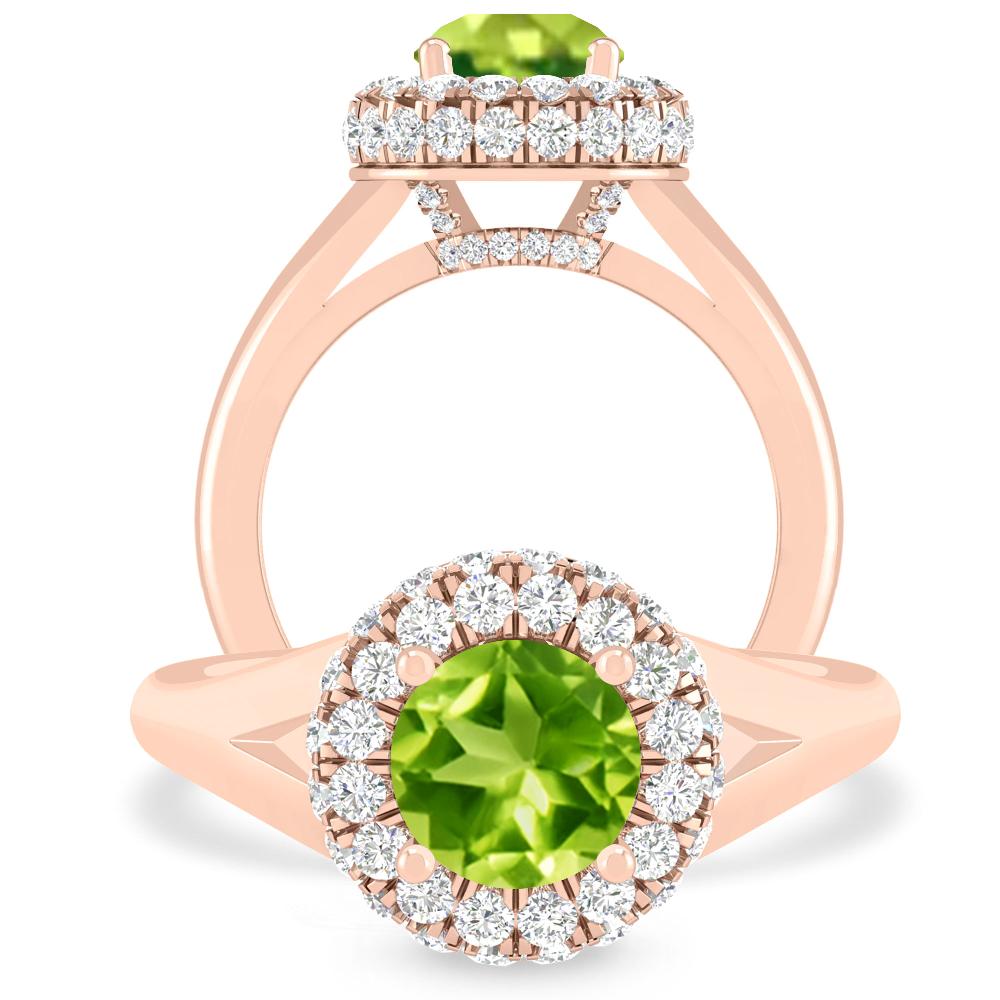 Rose Gold - Peridot