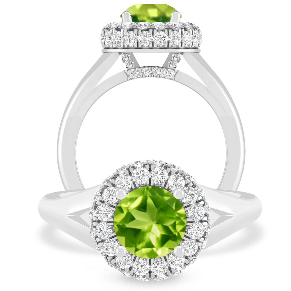 White Gold - Peridot