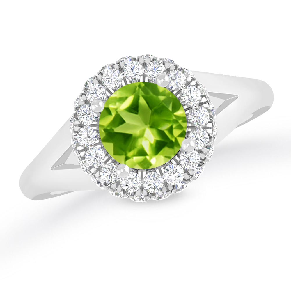 White Gold - Peridot