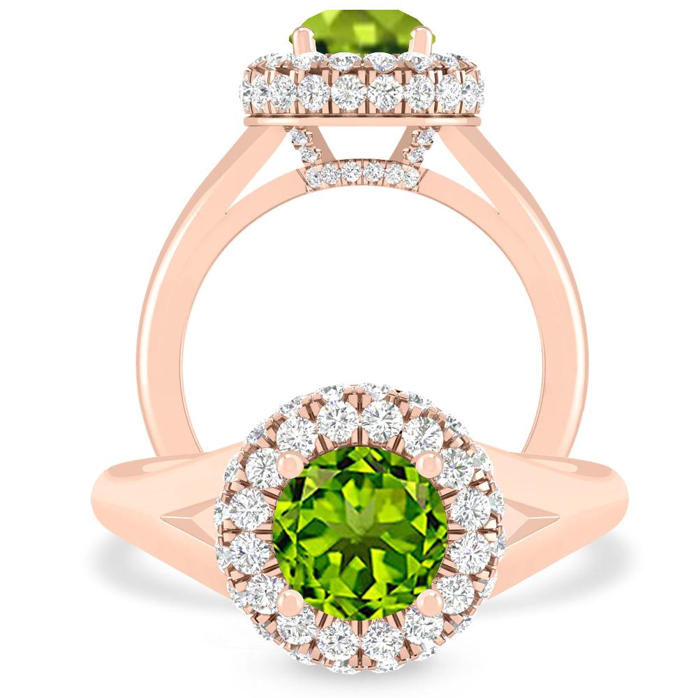 Rose Gold - Peridot