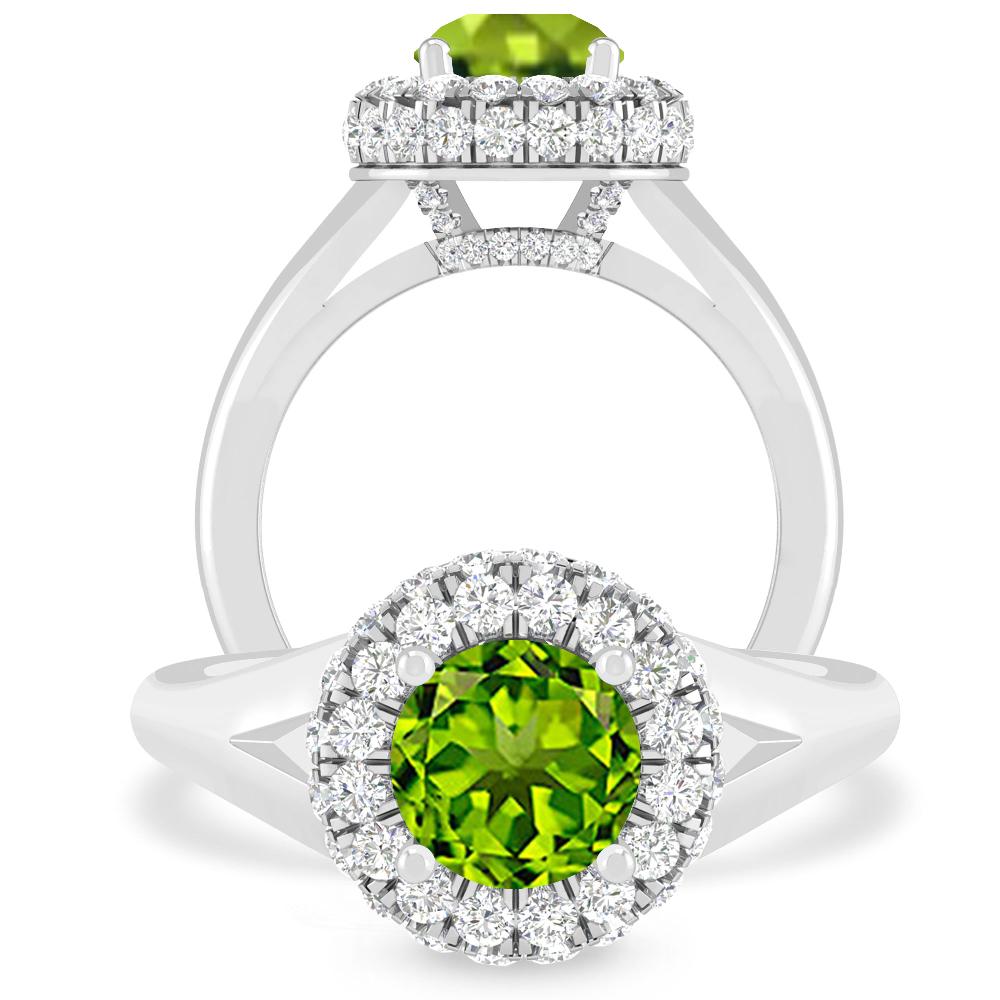 White Gold - Peridot