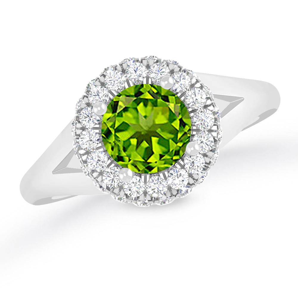 White Gold - Peridot