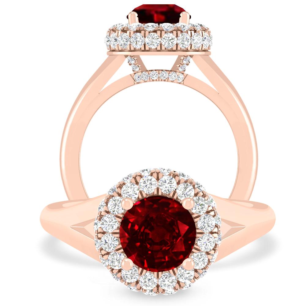 Rose Gold - Ruby