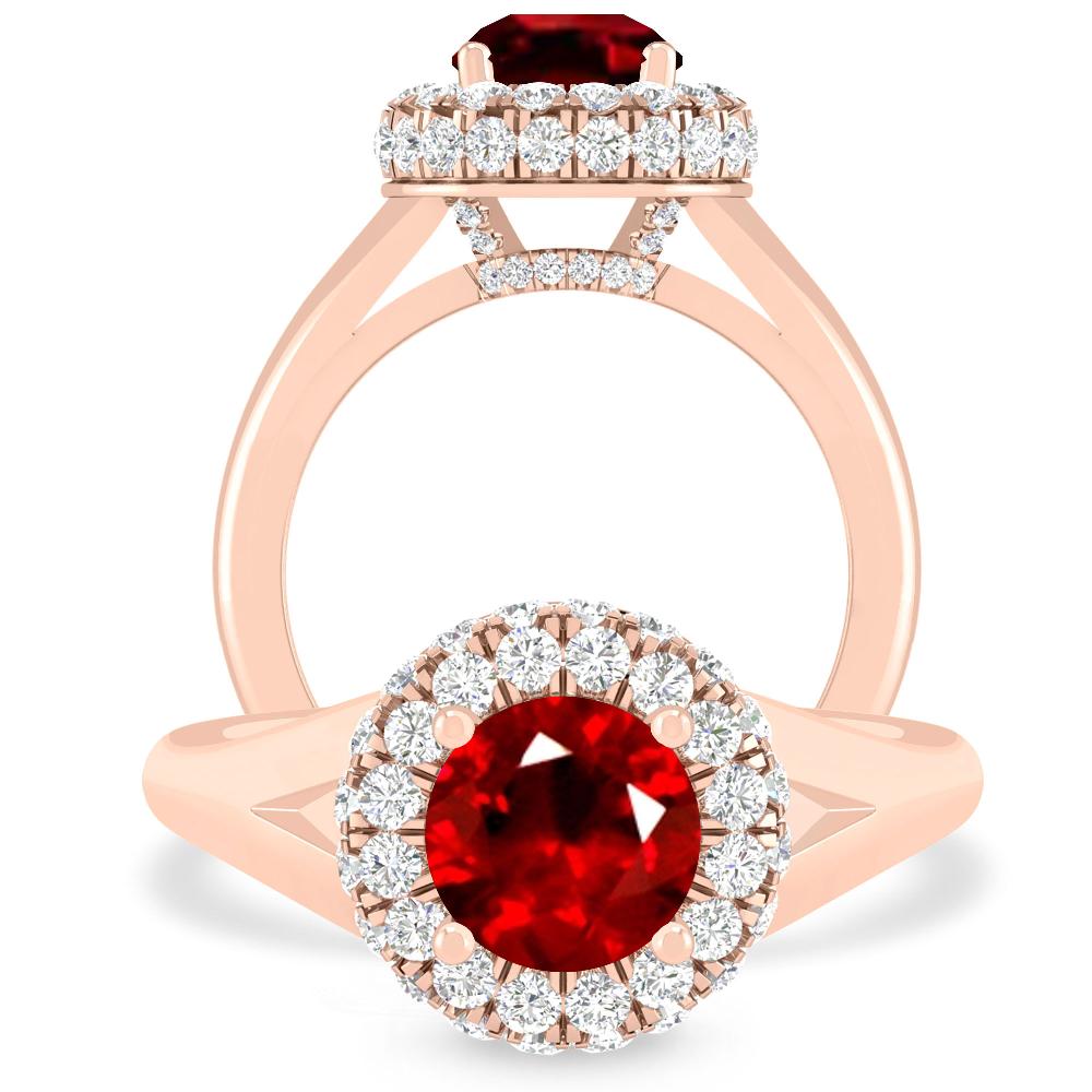 Rose Gold - Ruby