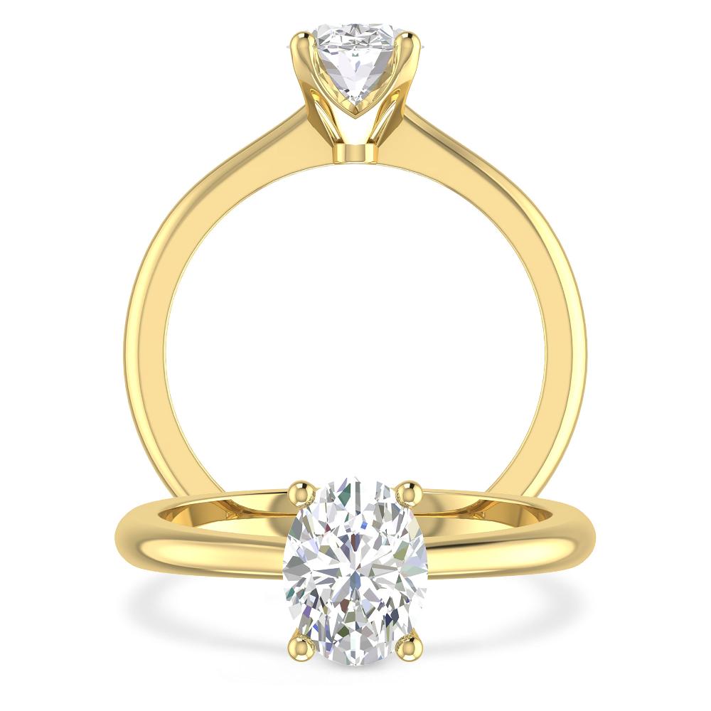 Yellow Gold - Oval