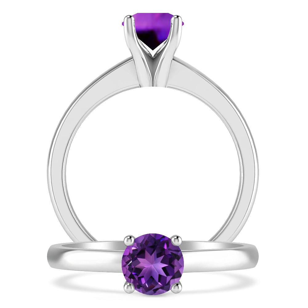 White Gold - Amethyst