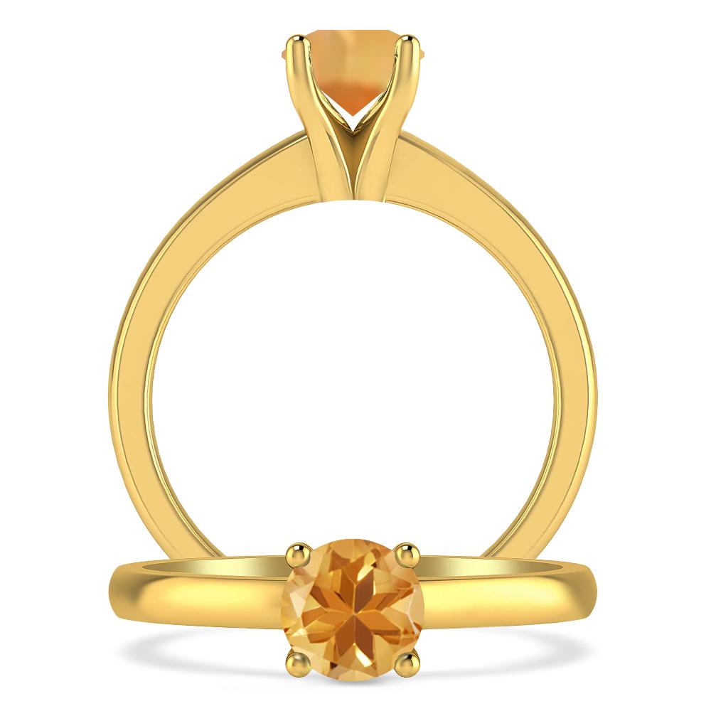 Yellow Gold - Citrine