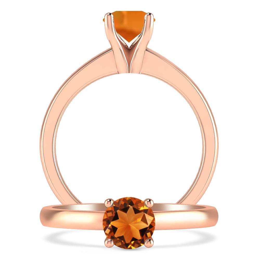 Rose Gold - Citrine