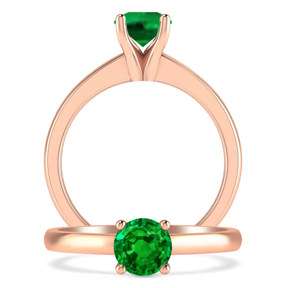 Rose Gold - Emerald