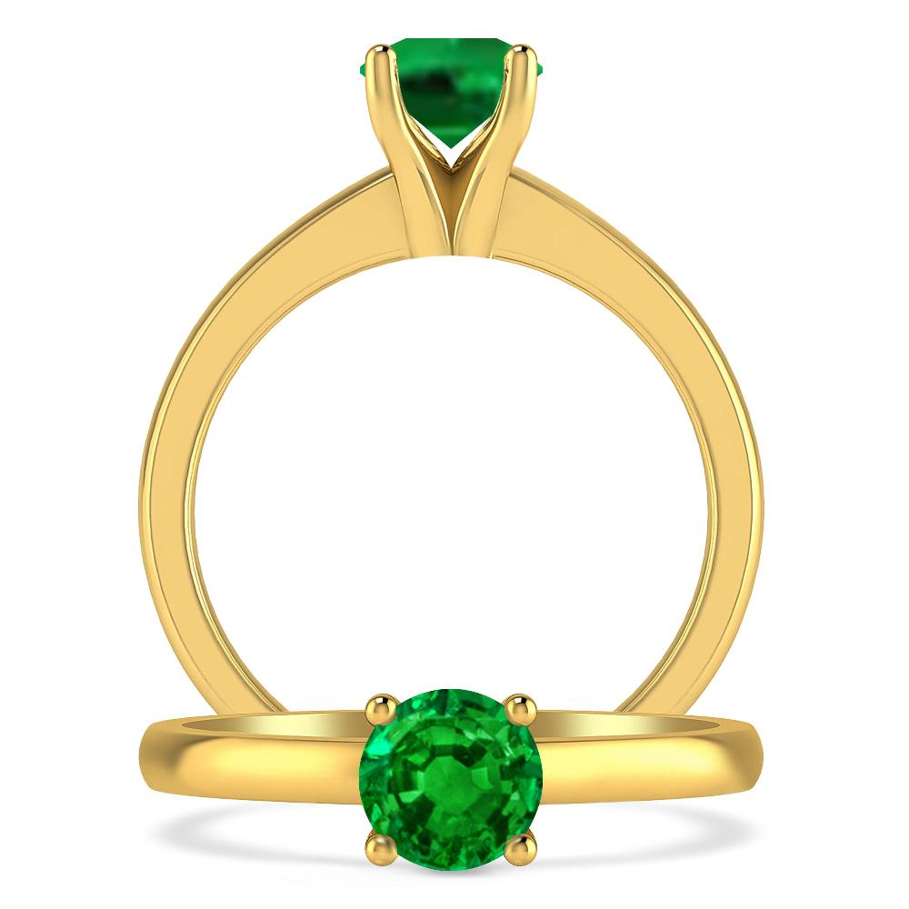 Yellow Gold - Emerald