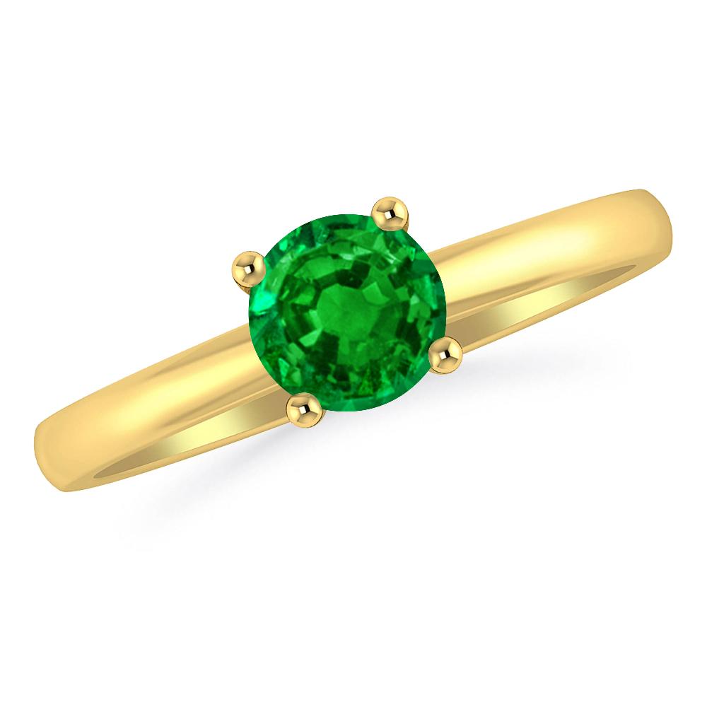 Yellow Gold - Emerald