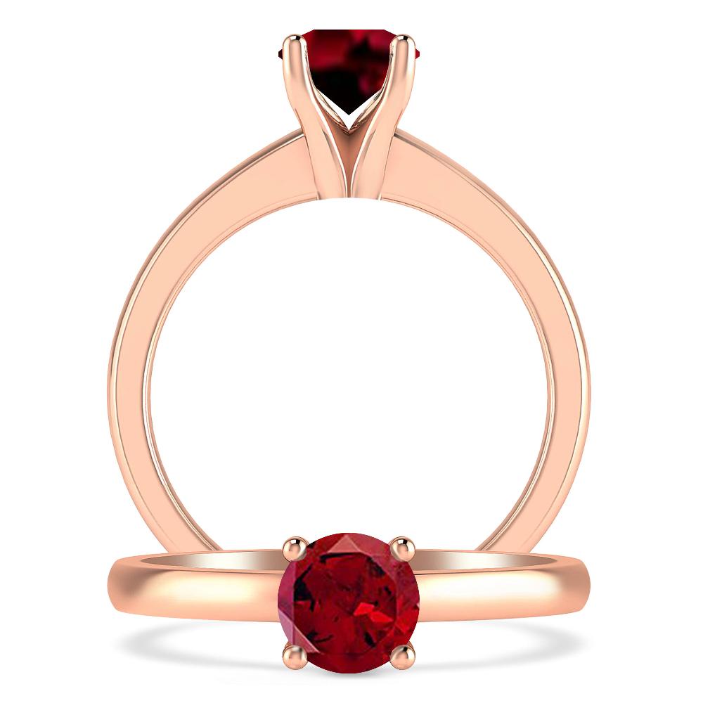 Rose Gold - Garnet