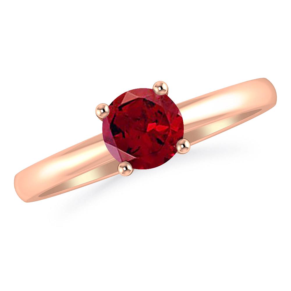 Rose Gold - Garnet