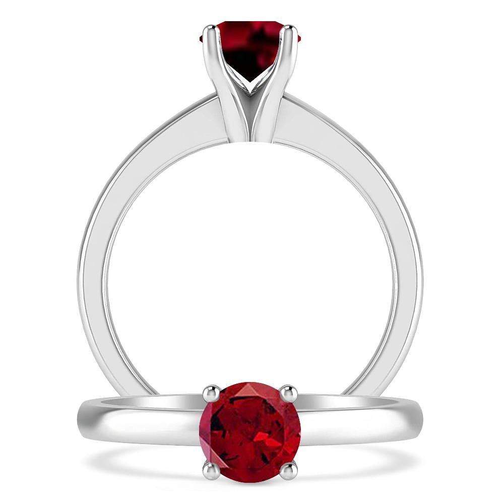 White Gold - Garnet