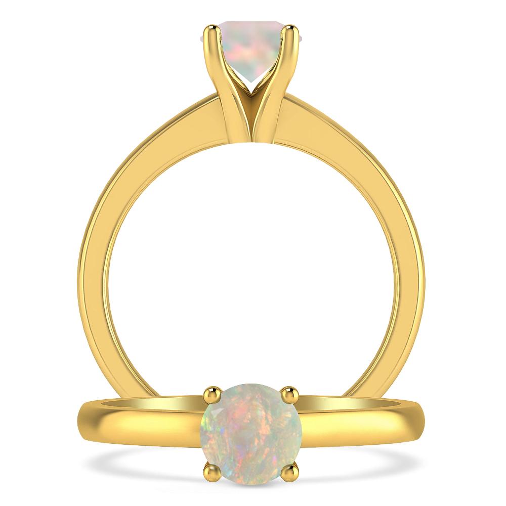 Yellow Gold - Opal