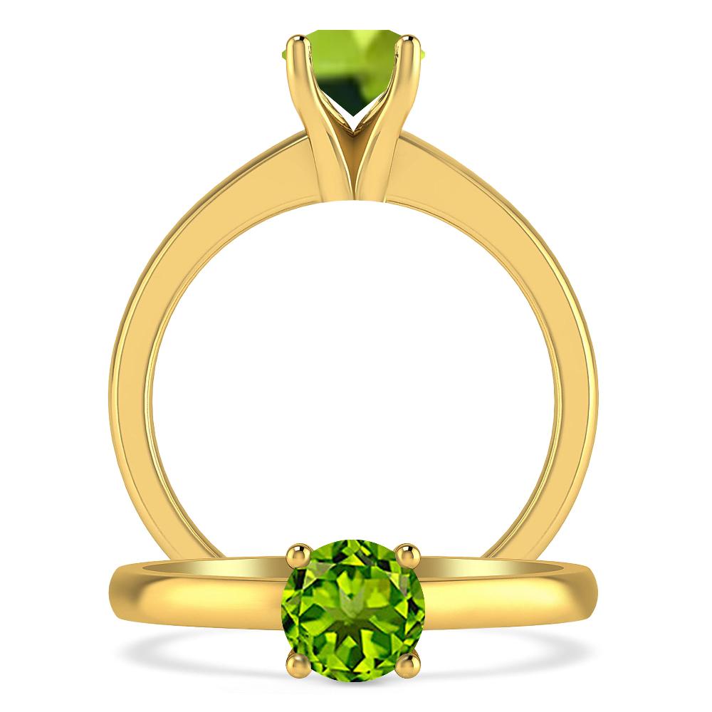 Yellow Gold - Peridot