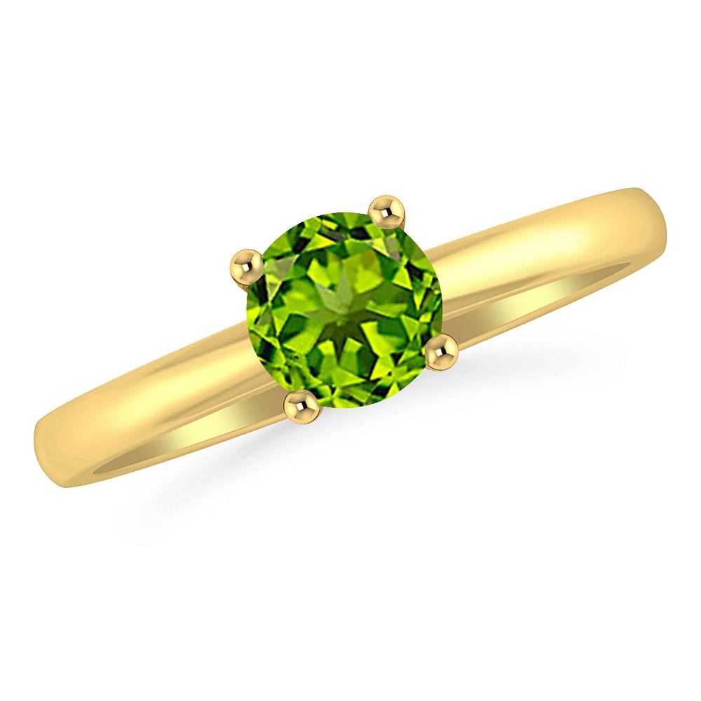 Yellow Gold - Peridot