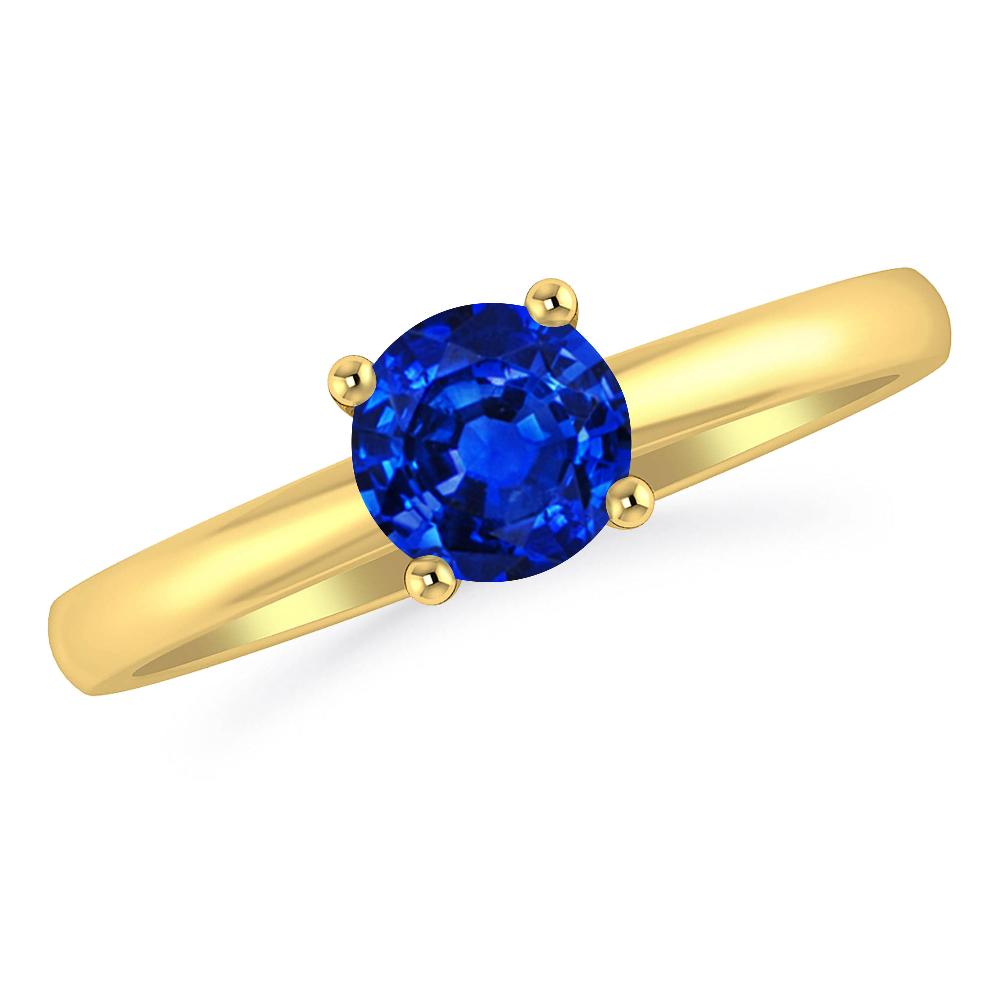 Yellow Gold - Sapphire